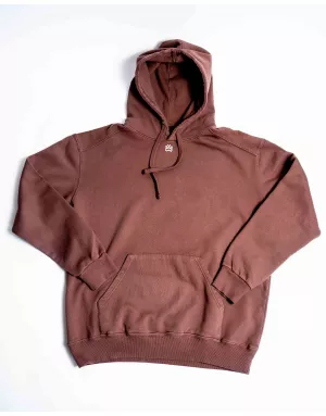 hoodie oversize marron
