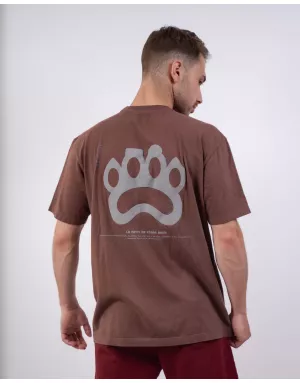 T-shirt signature Arty Marron