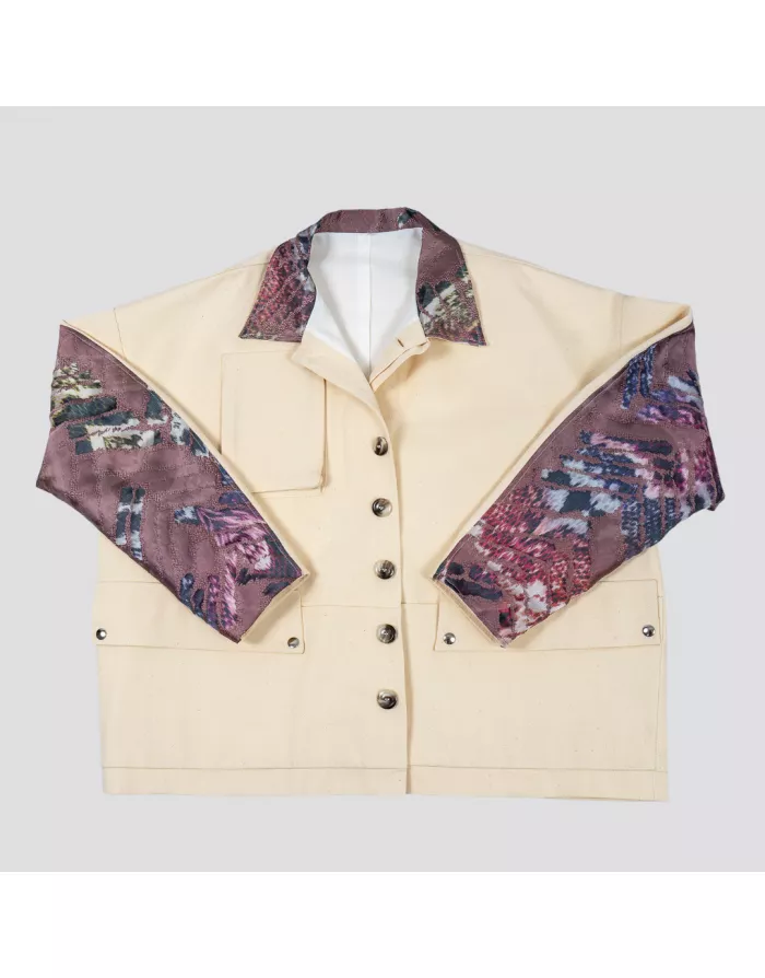 Oversize City Jacket LPOB Écru