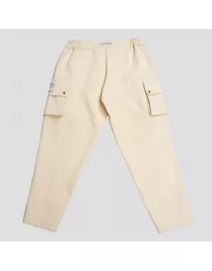Pantalon carotte oversize LPOB Ecru