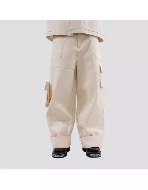 Pantalon Massif Cargo LPOB Ecru