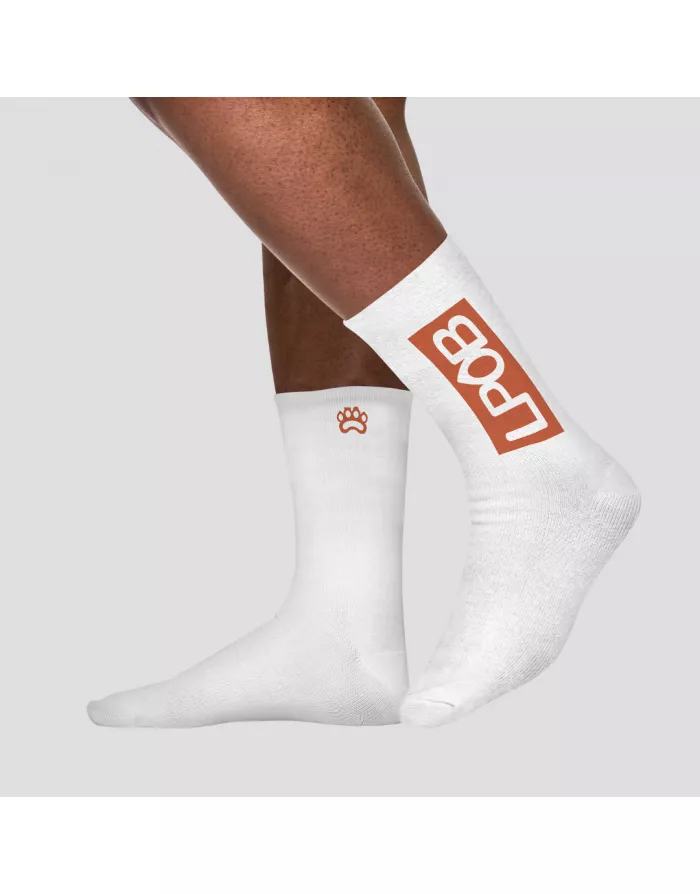 Chaussettes blanches Signature LPOB