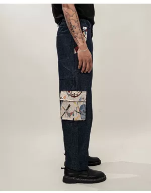 Pantalon Flare Azul