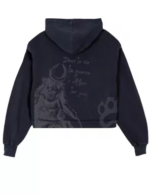Affirme ton look avec le crop hoodie LPOB Street Warrior. Coupe moderne, confort premium et design samouraï puissant.