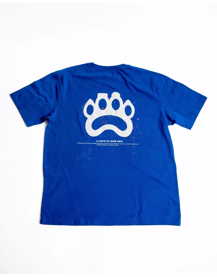 T-shirt signature Arty  bleu