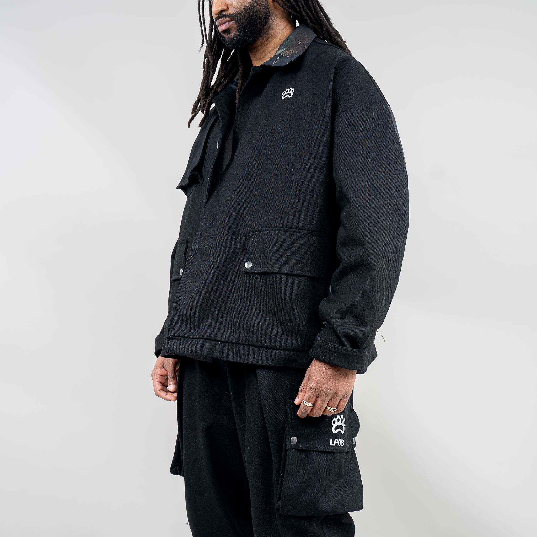 Oversize City Jacket Black M – LPOB