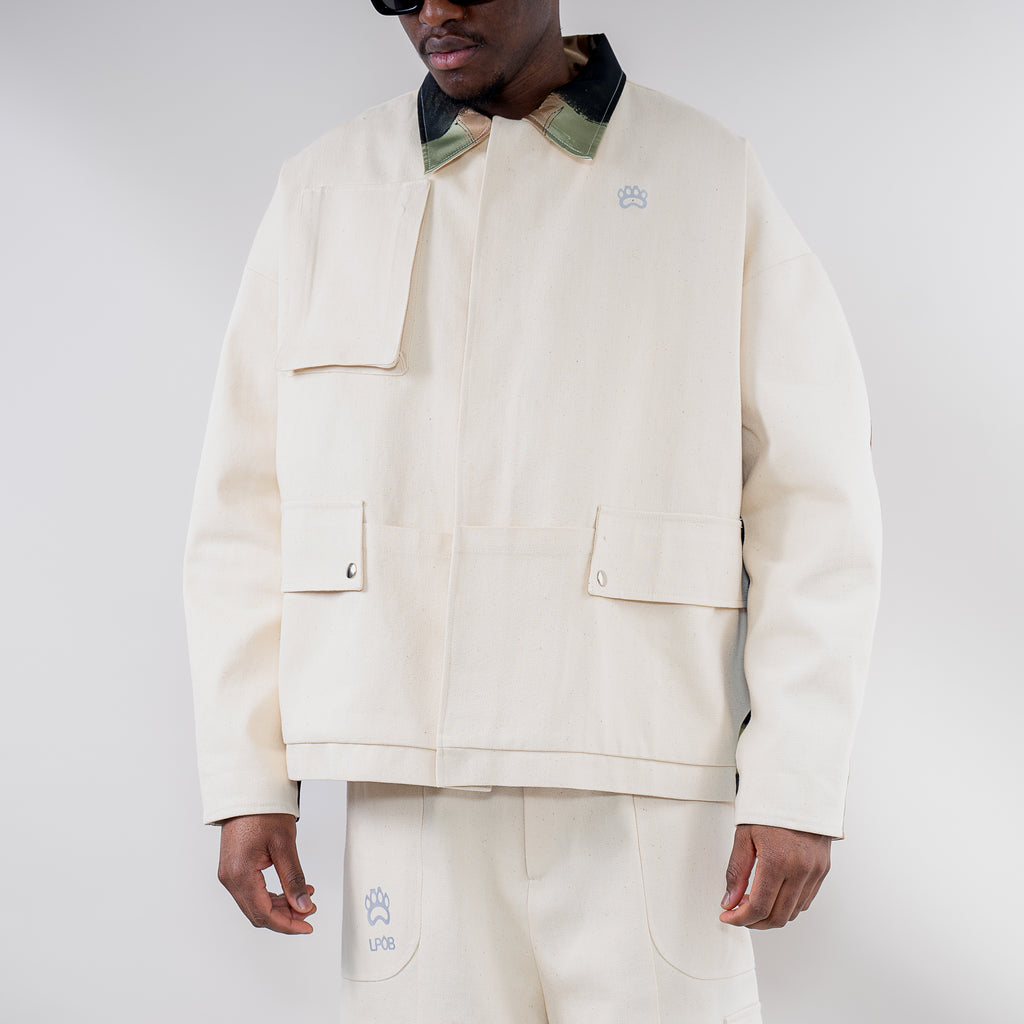Oversize City Jacket Écru M – LPOB