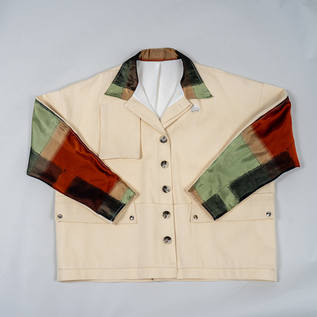 Oversize City Jacket Écru M – LPOB