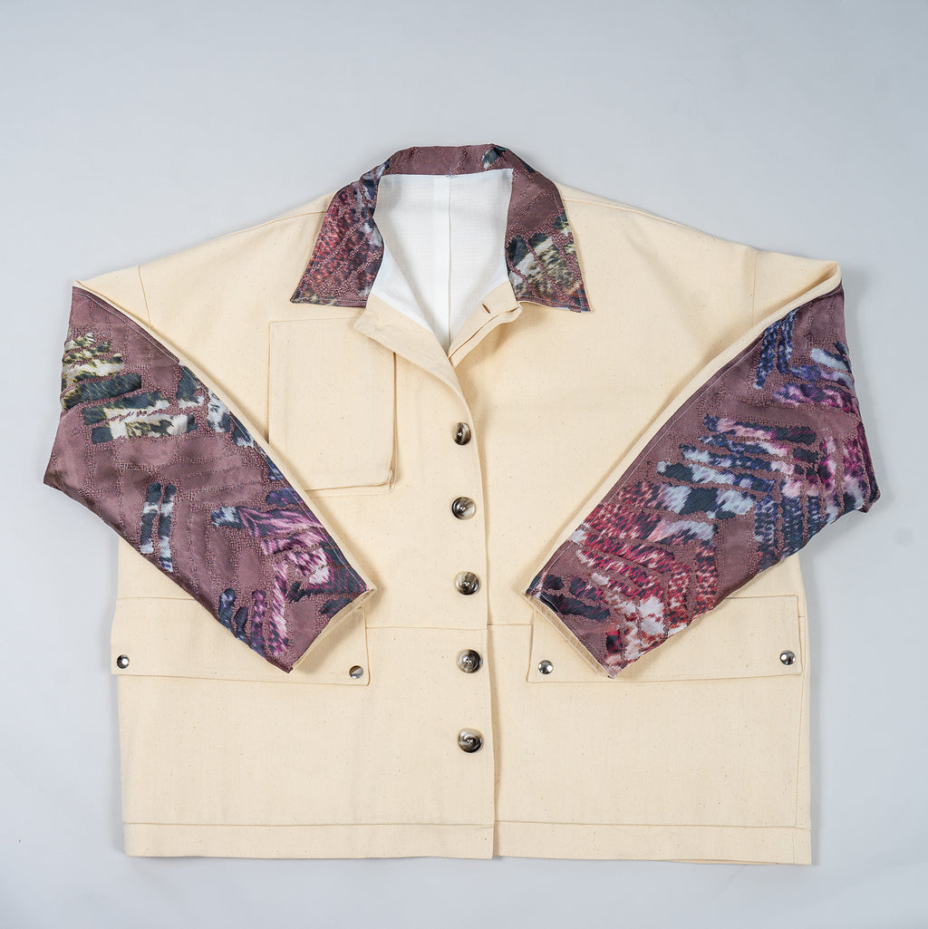 Oversize City Jacket Écru R – LPOB