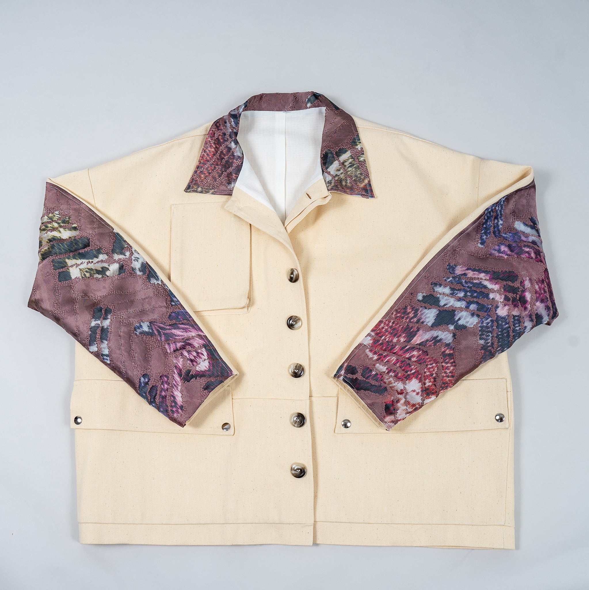 Oversize City Jacket Écru R – LPOB