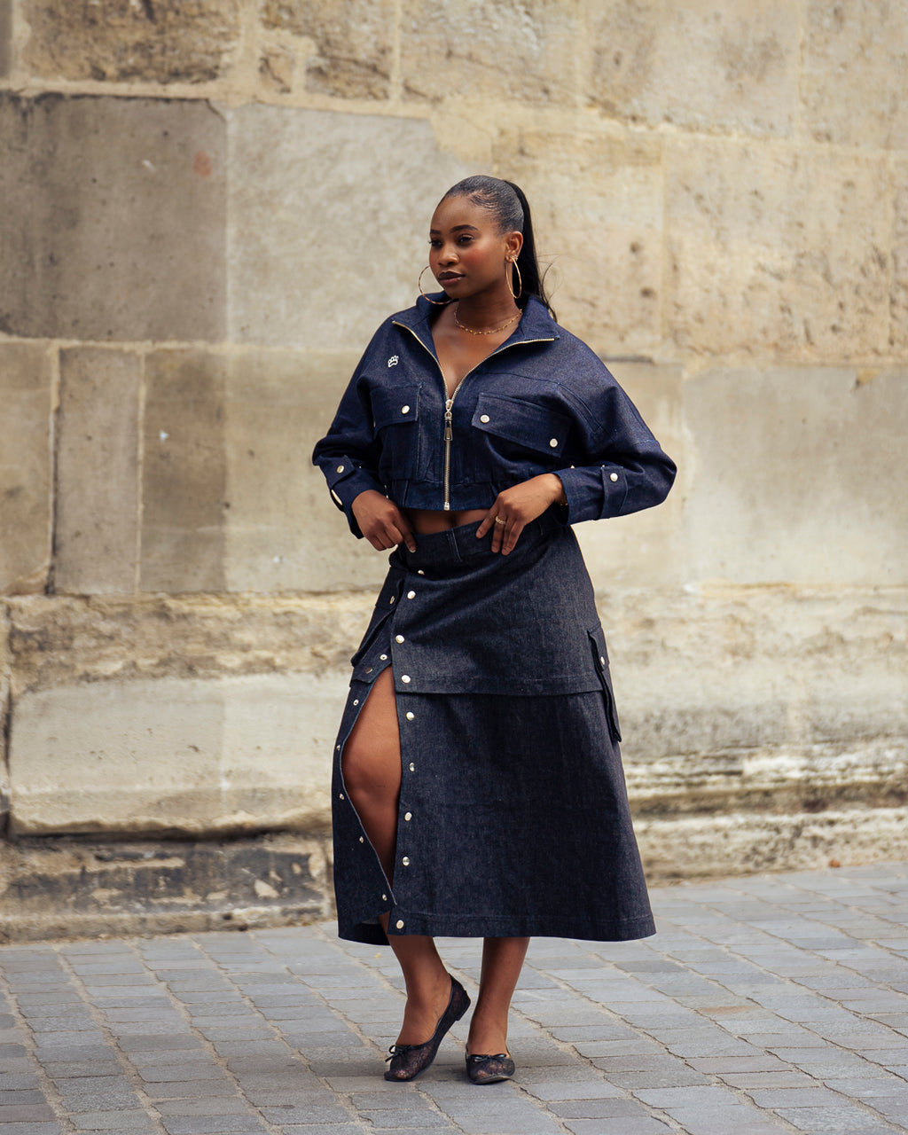 Jupe Modulable Denim – 2 en 1