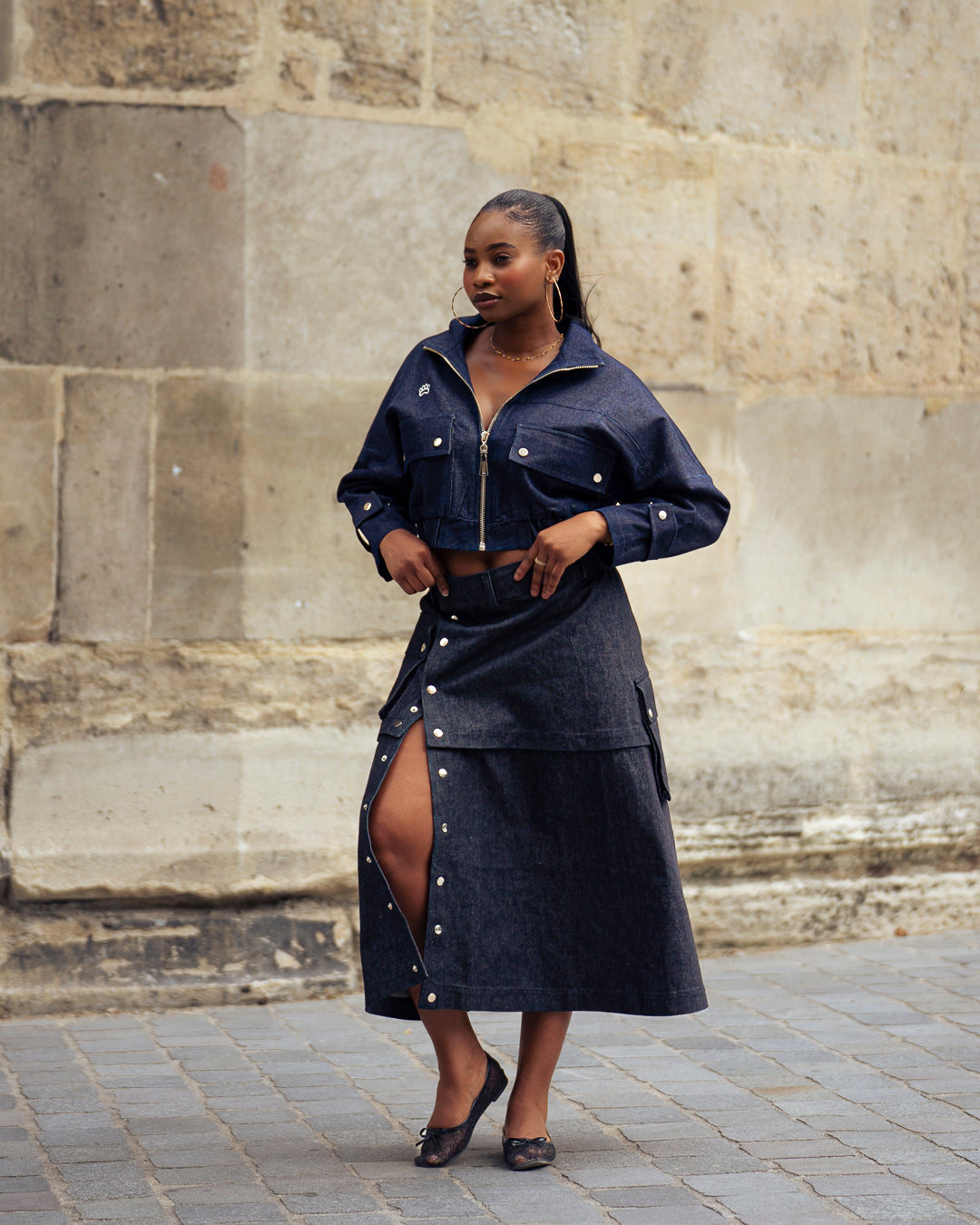 Jupe Modulable Denim – 2 en 1