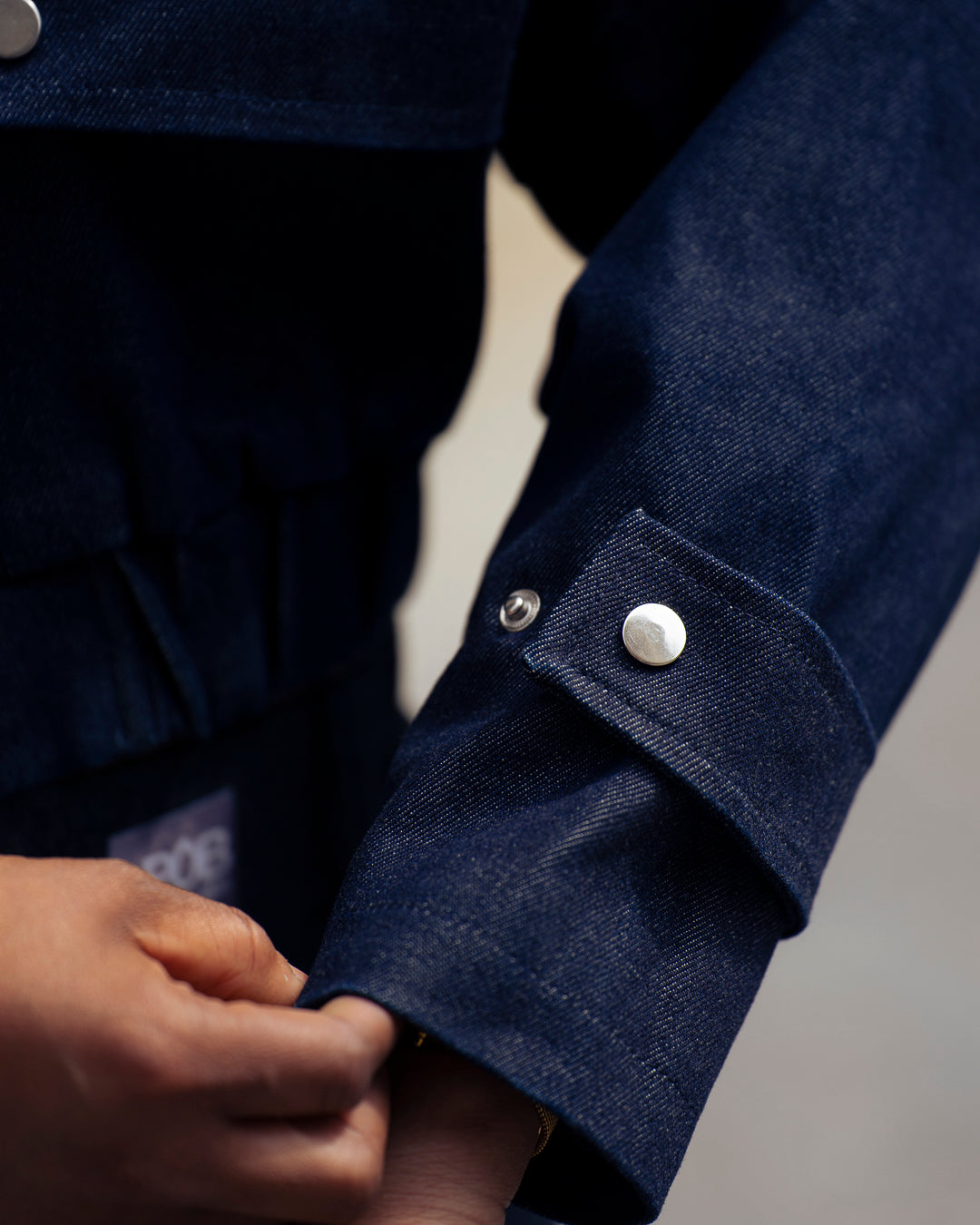 Veste Courte Denim Oversize