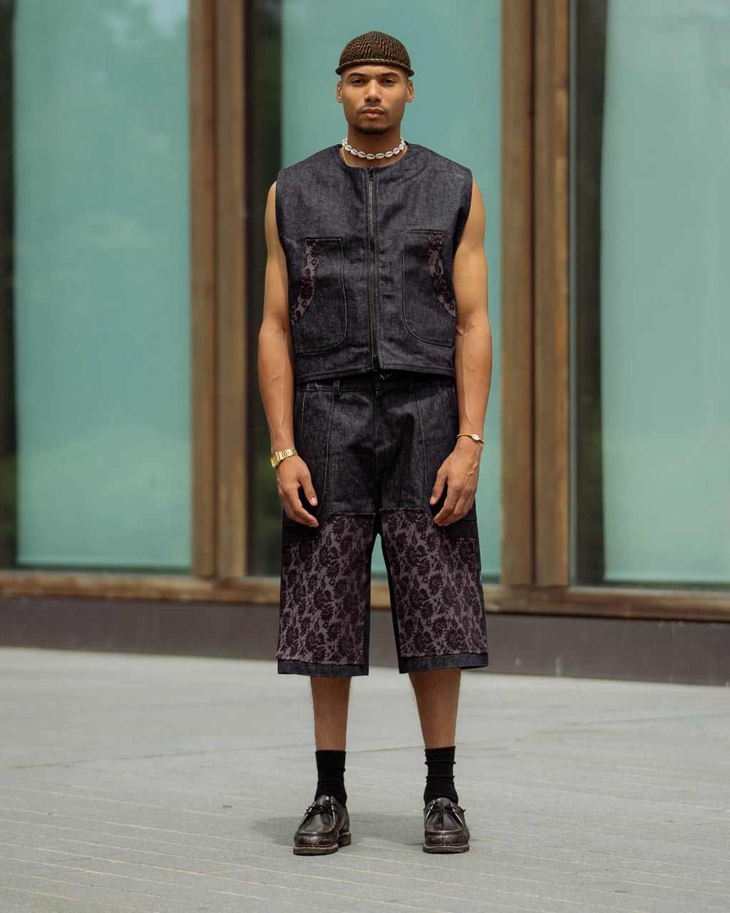 Gilet Sans Manches en Denim – Collection Signature LPOB