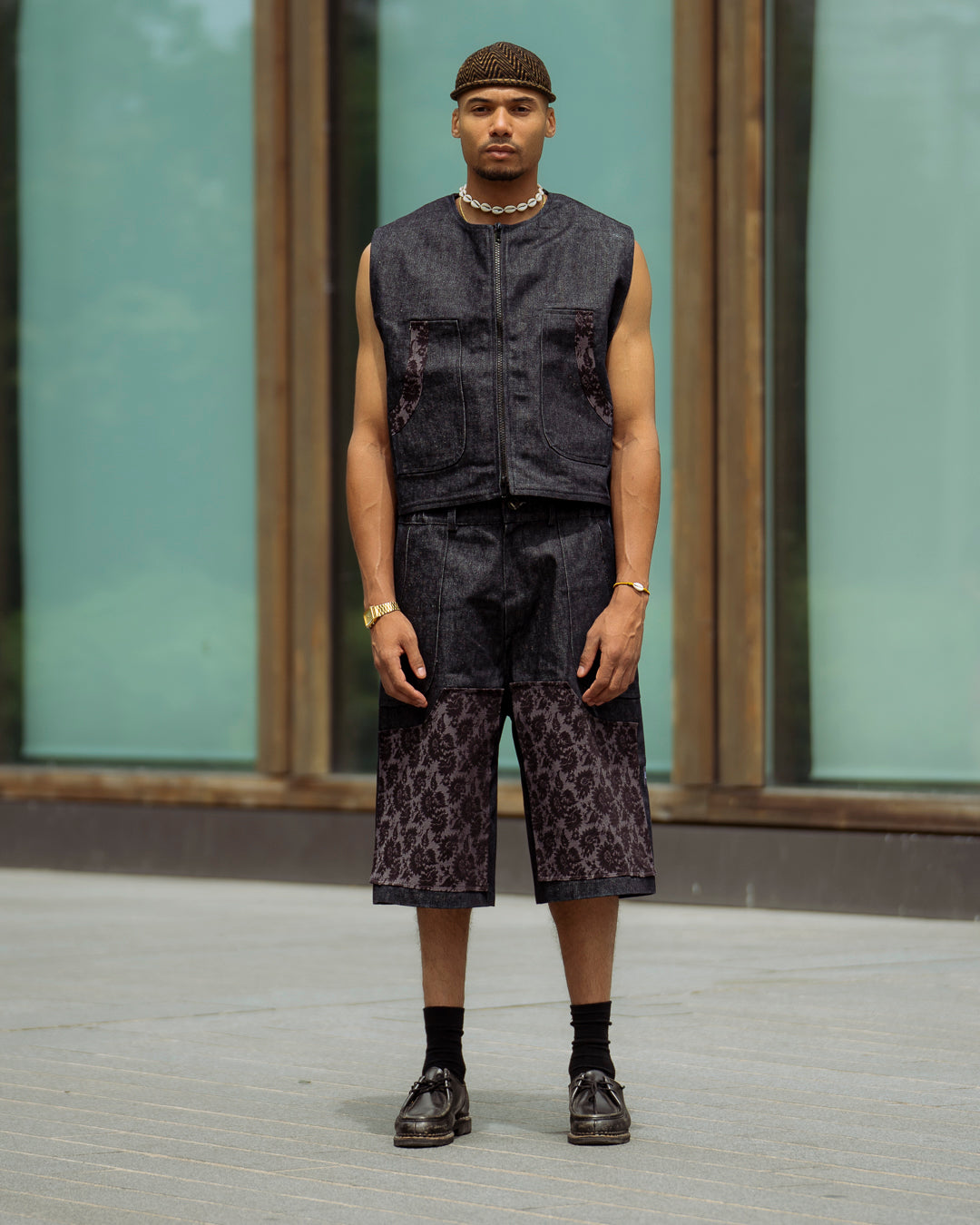 Gilet Sans Manches en Denim – Collection Signature LPOB