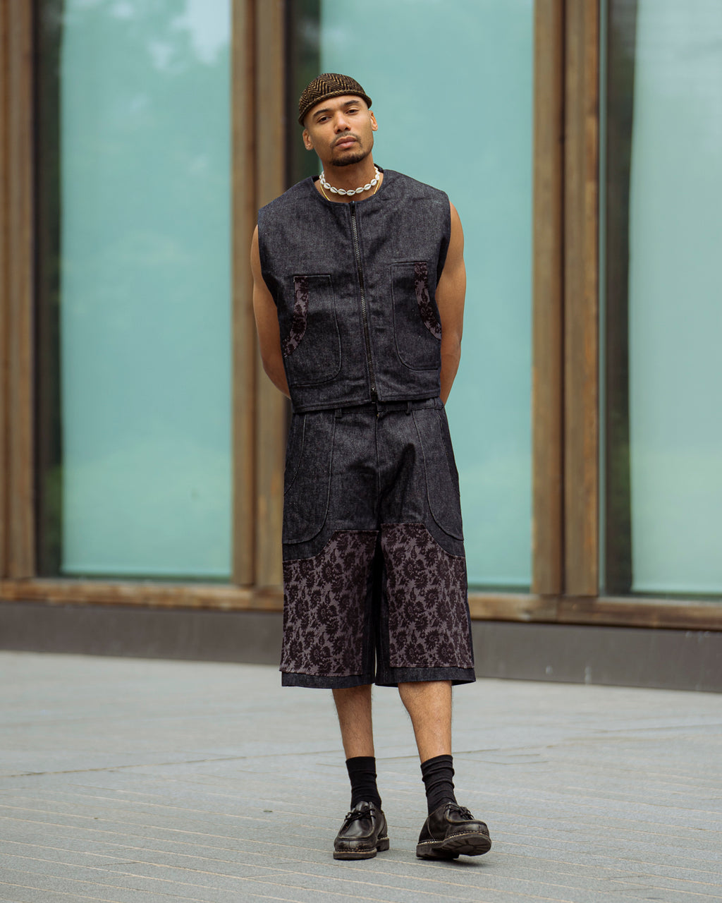 Bermuda Long en Denim