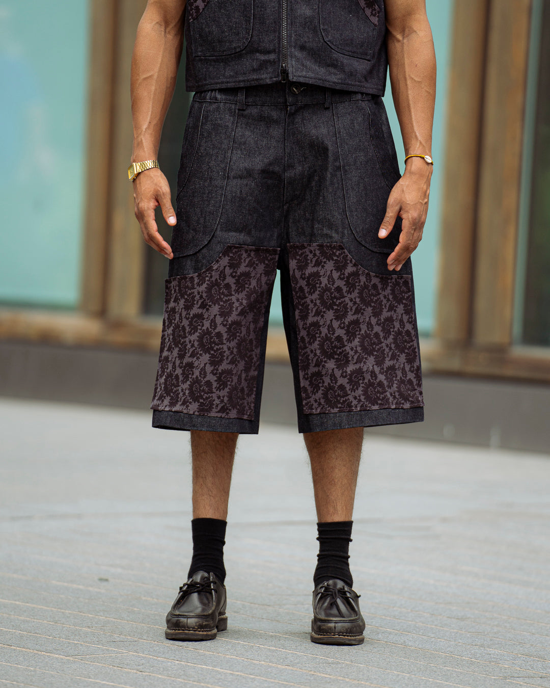 Bermuda Long en Denim