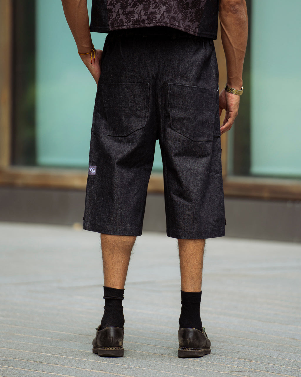 Bermuda Long en Denim