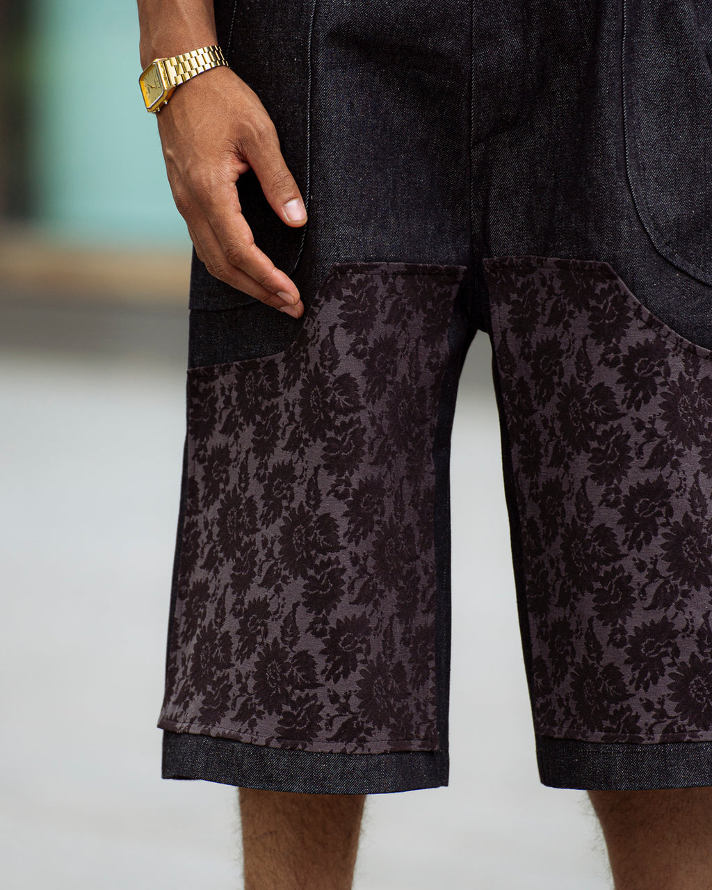 Bermuda Long en Denim