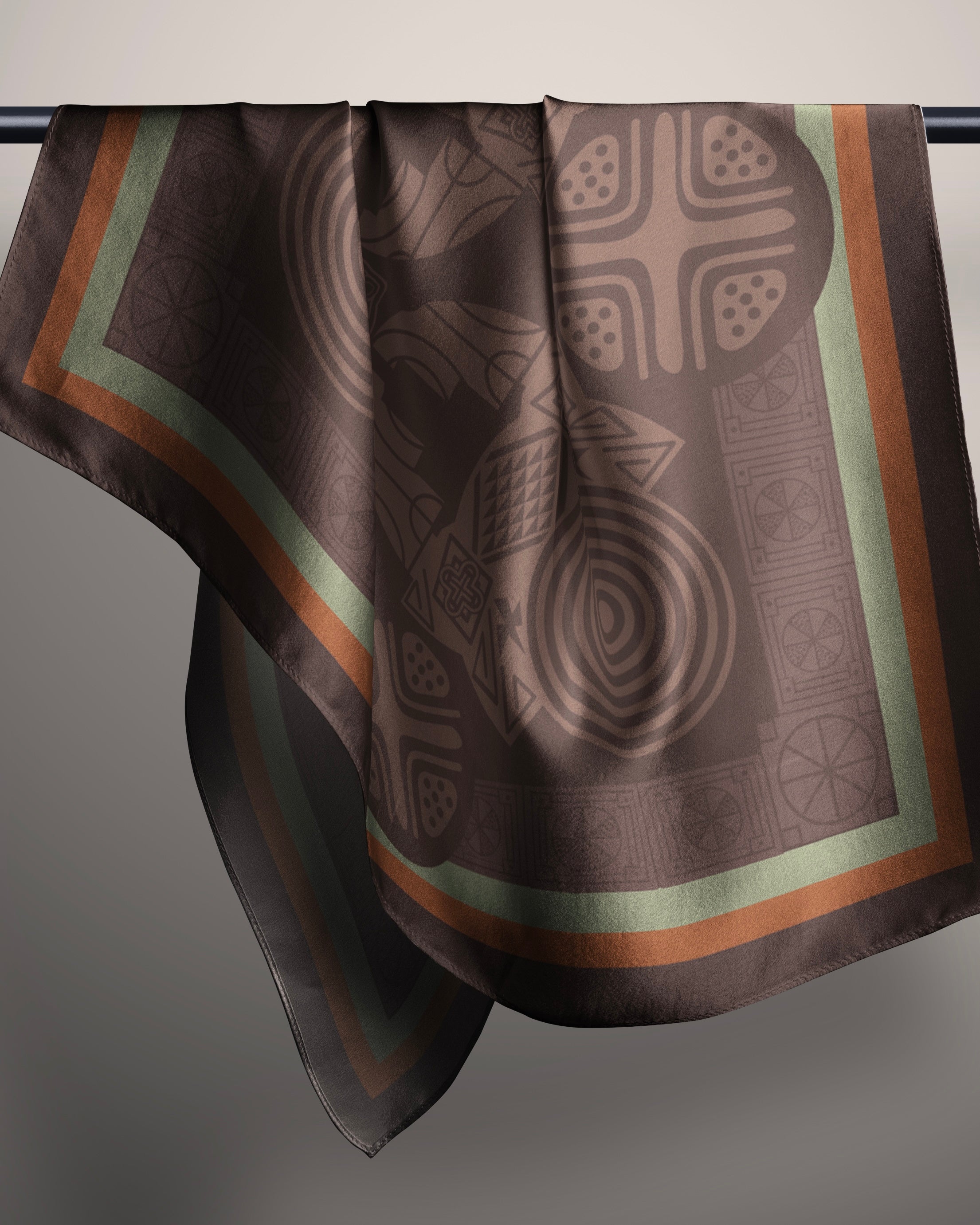 Foulard Masika Marron