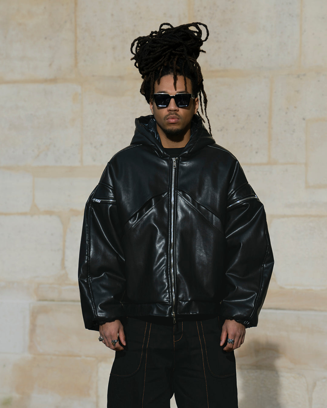 BOMBER ÉBÈNE à Capuche LPOB