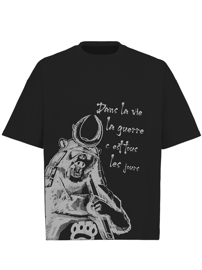 T-shirt War Life - Black